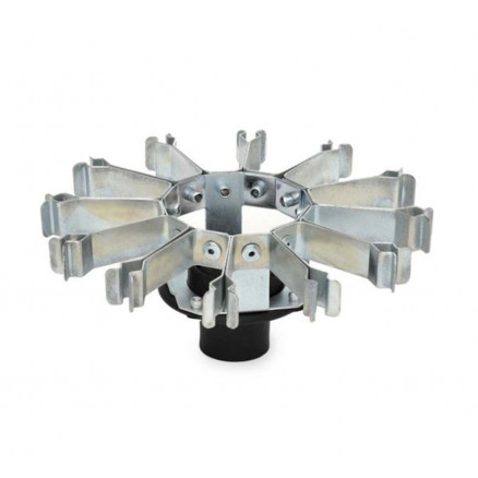 SUPPORT ACIER POUR 12 MICROTUBES DE 1,5 A 5 ML OHAUS