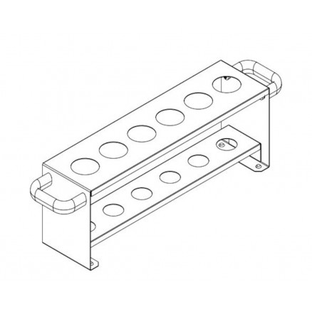 SUPPORT POUR 6 ECHANTILLONS 300ML POUR BUCHI