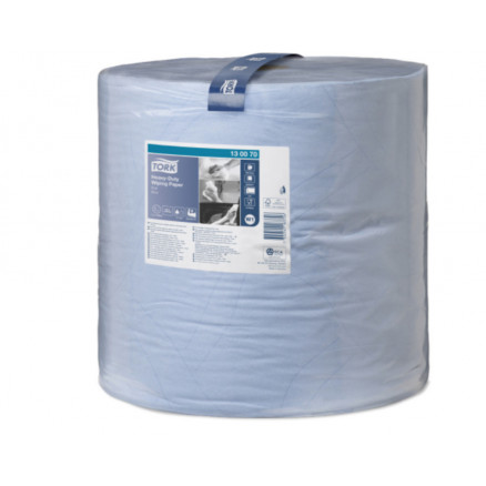 PAPIER D'ESSUYAGE BLEU 34X37CM ULTRA-RESISTANT 2 PLIS - 340M