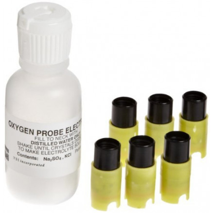 KIT TETE DE MEMBRANE 1.25MIL PTFE AVEC 6 SOL. ELCTROLYTE