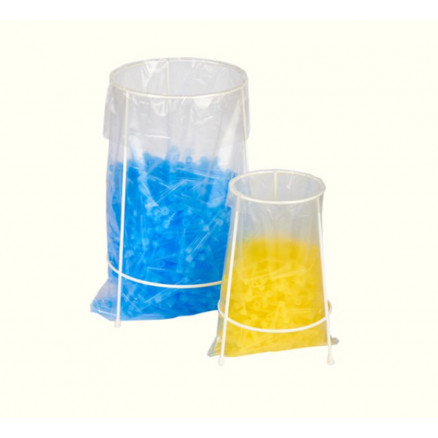 SUPPORT A SACHETS POUR DECHETS D.200X300X250MM BLANC