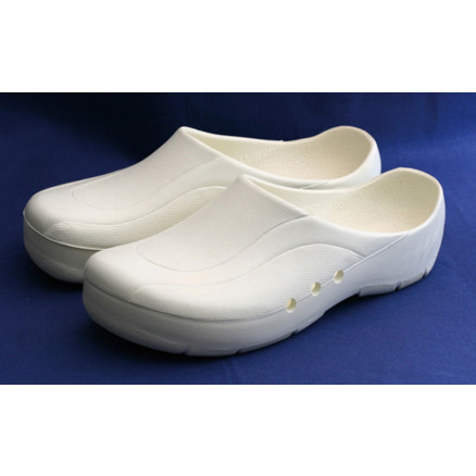 SABOTS CHIROCLOG ANTI-GLISSE BLANCS - TAILLE 38 - LA PAIRE