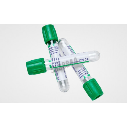 TUBE VACUTAINER HEPARINE DE LITHIUM 13X75MM 4ML - X100