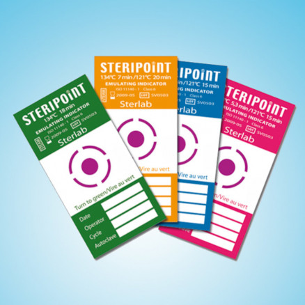 INDICATEUR DE STERILISATION STERIPOINT BLEU 134'C - X250