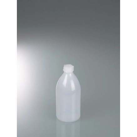 FLACON LDPE ROND 500ML COL ETROIT BURKLE