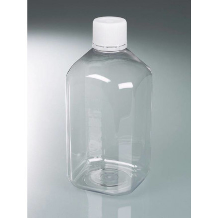 FLACON DE LABORATOIRE PET STERILE GRADUE - 1L