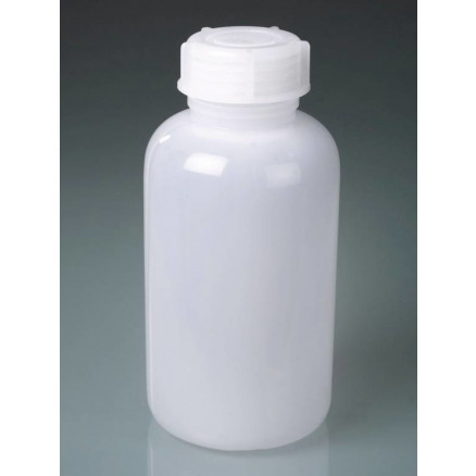 FLACON ROND COL LARGE LDPE 2000ML D.120 X 252MM