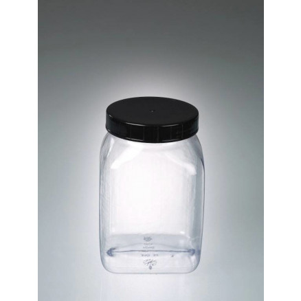 POT EN PVC TRANSPARENT L.O CAPACITE 1000ML