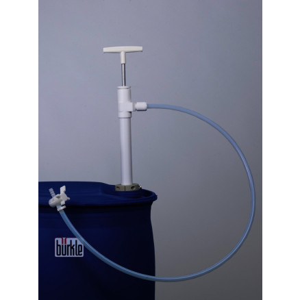 POMPE VIDE-FUT EN PTFE 60CM 270ML PAR PRESSION AVEC TUYAU