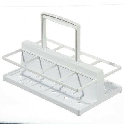 PORTE-FLACONS EN PP POUR 8 FLACONS 500ML 33X19,4X22,9CM