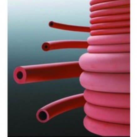 TUYAU A VIDE EN CAOUTCHOUC ROUGE D.10X3MM - LE METRE