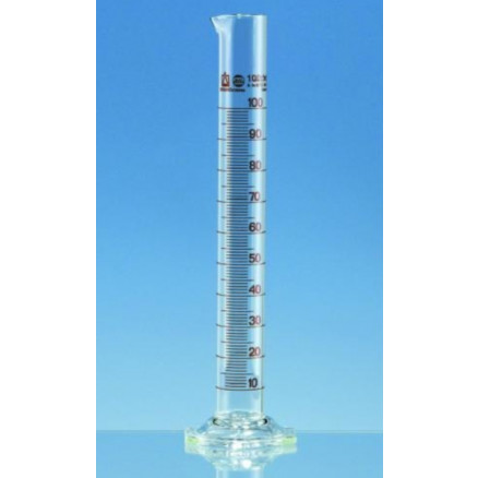 EPROUVETTE GRADUEE FORME HAUTE VERRE BORO CLASSE A 10ML - X2