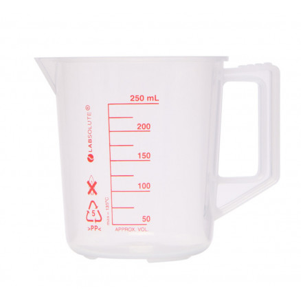 BECHER A BEC FORME BASSE EN PP GRADUE AUTOCLAVABLE 5L