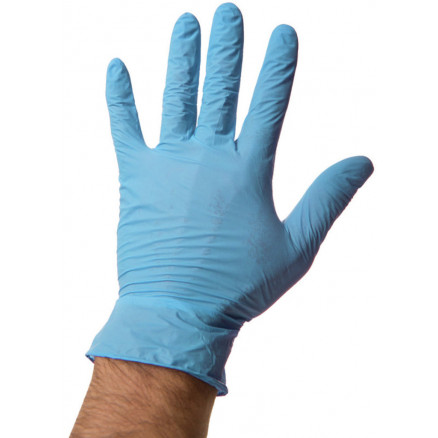 GANTS NITRILE PROTECTIVE BLEU EP.0,26MM TAILLE M - BOITE 100
