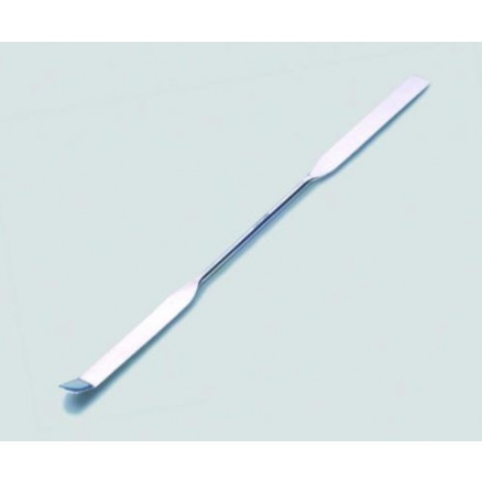 DOUBLE SPATULE TYPE CHATTAWAY ACIER INOX 18/10 D.150X9MM