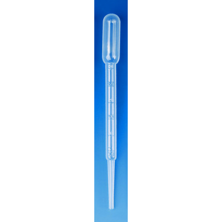 PIPETTE PASTEUR EN PE 3ML MACRO LONG.155MM - PACK DE 500