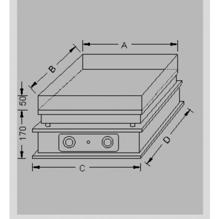 BAIN DE SABLE ELECTRIQUE ST72 D.35X35CM 300'C BAC INOX 50MM