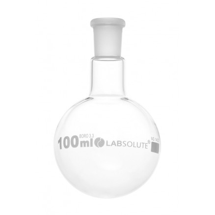 BALLON A FOND ROND COL RODE 14/23 CAP.100ML