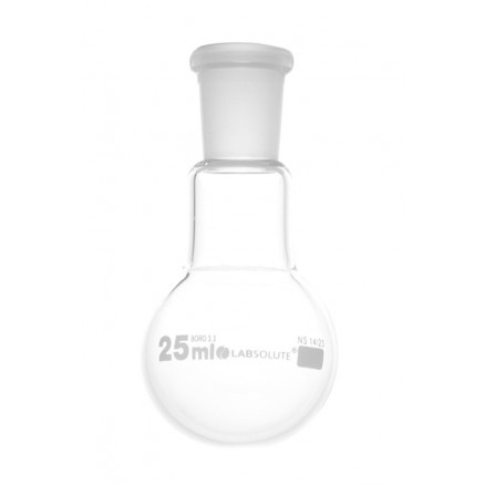 BALLON A FOND ROND COL RODE 14/23 CAP.25ML