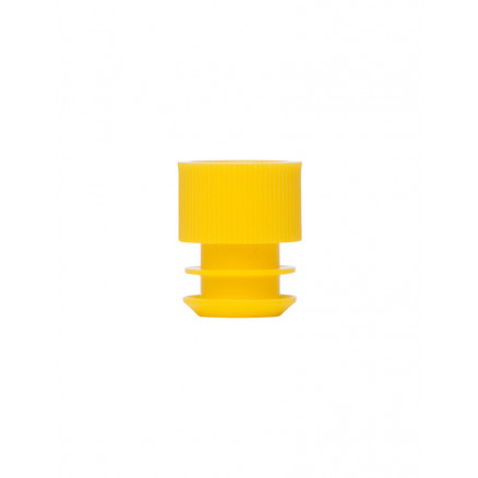 BOUCHON A AILETTE JAUNE POUR TUBES DE 16MM - X1000