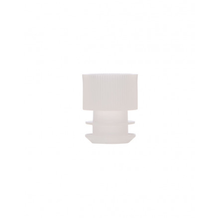 BOUCHON A AILETTE TRANSPARENT POUR TUBES DE 16MM - X1000