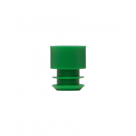 BOUCHON A AILETTE VERT POUR TUBES DE 16MM - X1000