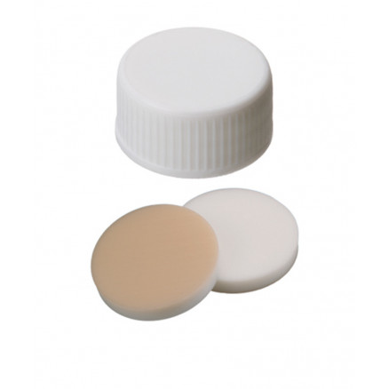 BOUCHON A VIS EPA PP PLEIN DN24 SILICONE/PTFE - X100