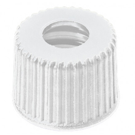 BOUCHON A VIS PP BLANC 1 TROU DN8 SANS SEPTA- PACK DE 100