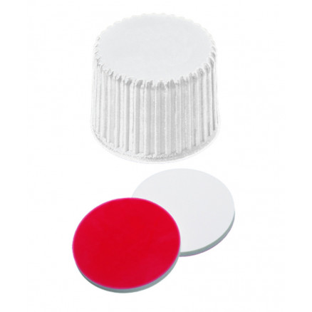 BOUCHON A VIS PP BLANC PLEIN DN20 SILICONE/PTFE - X100