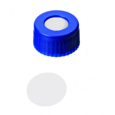 BOUCHON A VIS PP BLEU 1 TROU DN9 PTFE VIERGE - X100
