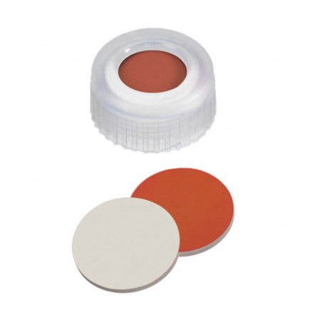 BOUCHON A VIS PP ROSE 1 TROU DN9 CAOUTCHOUC/PTFE - X100