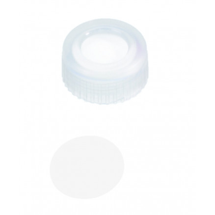 BOUCHON A VIS PP ROUGE 1 TROU DN9 PTFE VIERGE - PACK DE 100