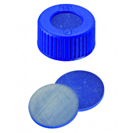 BOUCHON A VIS PP TRANSP.1 TROU DN9 SILICONE/PTFE - X100