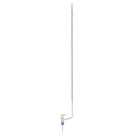 BURETTE EN VERRE ROB.LATERAL CLE VERRE 25ML EN 0,05ML