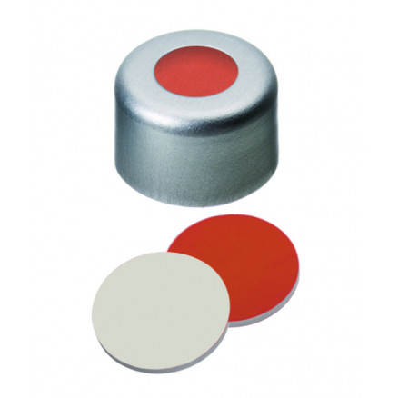 CAPSULE A SERTIR ALU 1 TROU DN8 CAOUTCHOUC/PTFE - X100