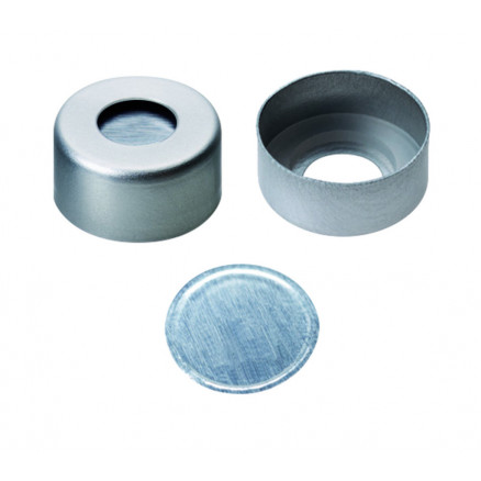CAPSULE A SERTIR ALU 1 TROU DN 11 ALU + JOINT TORIQUE -X100