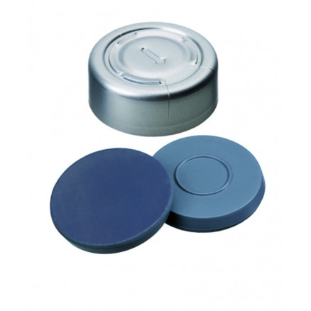 CAPSULE A SERTIR ALU DN20 DET. TOTAL BUTYLE MOULE/PTFE - X100