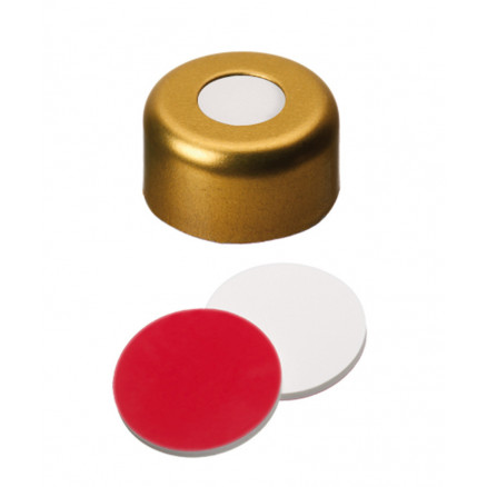 CAPSULE A SERTIR ALU DORE 1 TROU DN11 SILICONE/PTFE - X100