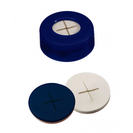CAPSULE A SERTIR PE DUR BLEU 1 TROU FENDU DN11 SILI/PTFE X100