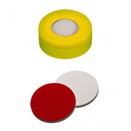 CAPSULE A SERTIR PE DUR JAUNE 1 TROU DN11 SILICONE/PTFE X100