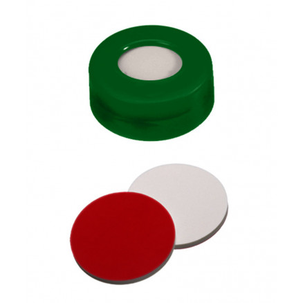 CAPSULE A SERTIR PE DUR VERT 1 TROU DN11 SILICONE/PTFE - X100