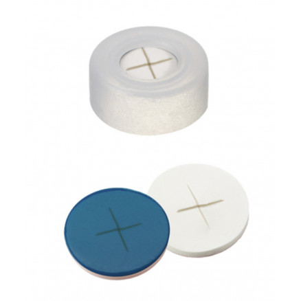 CAPSULE A SERTIR PE MOU 1 TROU FENDU DN11 SILICONE/PTFE X100