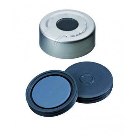 CAPSULE A SERTIR PHARMAFIX ALU DN20 RAINURE BUTYLE/PTFE X100