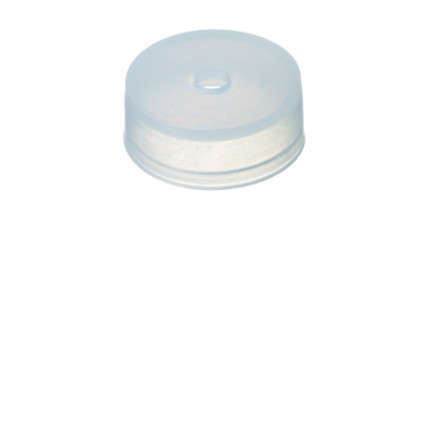 CAPUCHON EN PE TRANSPARENT 1 TROU DN20 SANS SEPTA - X100