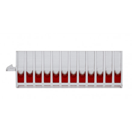 CUVETTE MULTI-CELLULAIRE EN PMMA 12X0,1ML - X1000