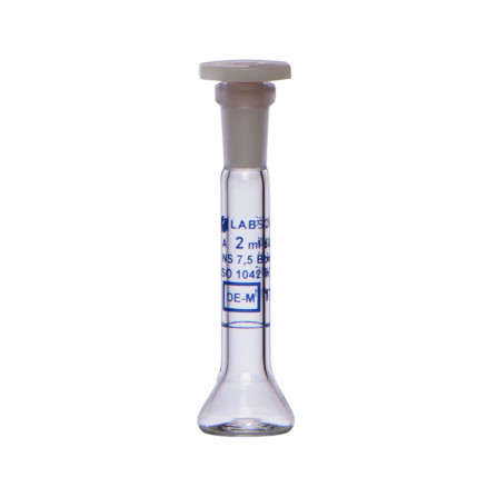 FIOLE JAUGEE TRAPEZOIDALE 2ML BOUCHON PE CN7/16