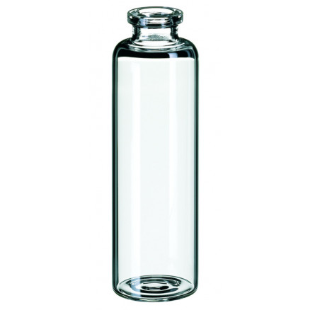FLACON A SERTIR CLAIR DN20 A FOND PLAT 50ML - X100