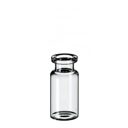 FLACON A SERTIR CLAIR DN20 HEADSPACE FOND PLAT 10ML X100
