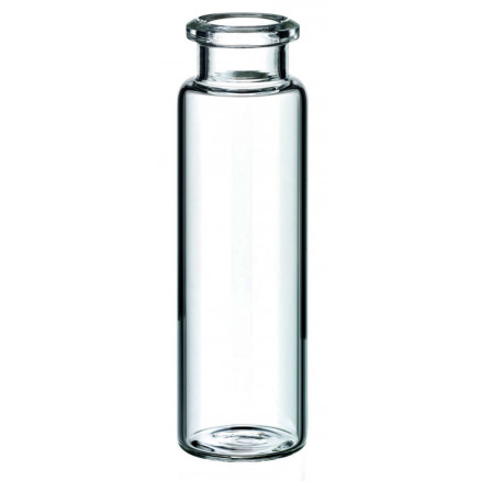 FLACON A SERTIR CLAIR DN20 HEADSPACE FOND PLAT 20ML X100
