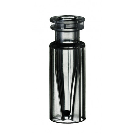 FLACON A SERTIR TPX CLAIR DN11 + MICRO-INSERT 0,2ML - X100
